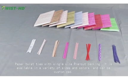 Pre-Cut Paper Twist Ties